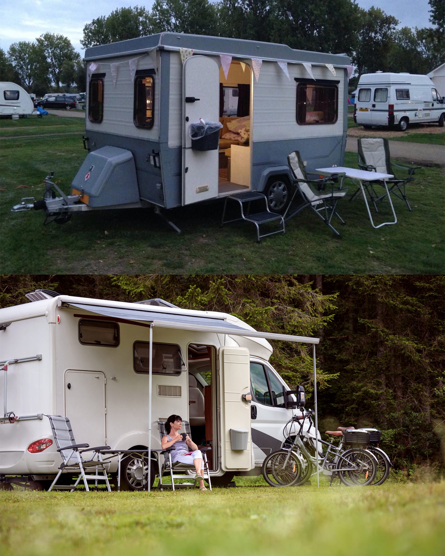 Replacement RV Exit Window: External Push Casement Windows with Integrated Blinds and Fly Screens, Compatible with All Vehicle Types (Wall Thickness Required)(500x350mm)